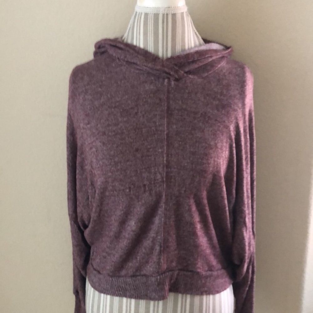 Project social T/urban outfitters‎ red hooded sweater small